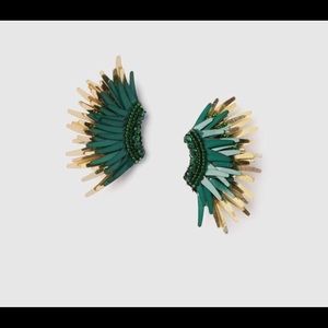 Mignonne Gavigan Mini Madeline Earrings in Green